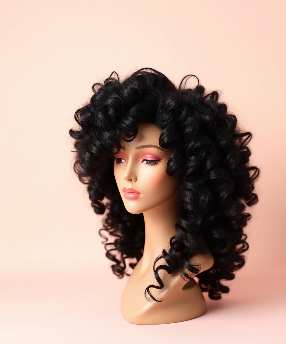 Belle Hair customer wearing a wig